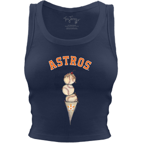 Houston Astros Triple Scoop Crop Tank