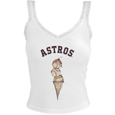 Houston Astros Triple Scoop Lace Tank