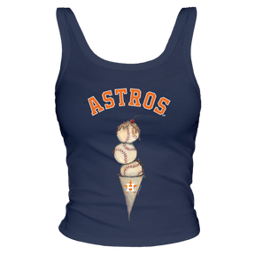 Houston Astros Triple Scoop Ribbed Tank