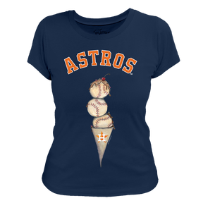 Houston Astros Triple Scoop Women's Tee Shirt