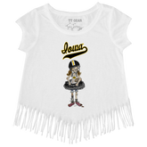 Iowa Hawkeyes Babes Fringe Tee