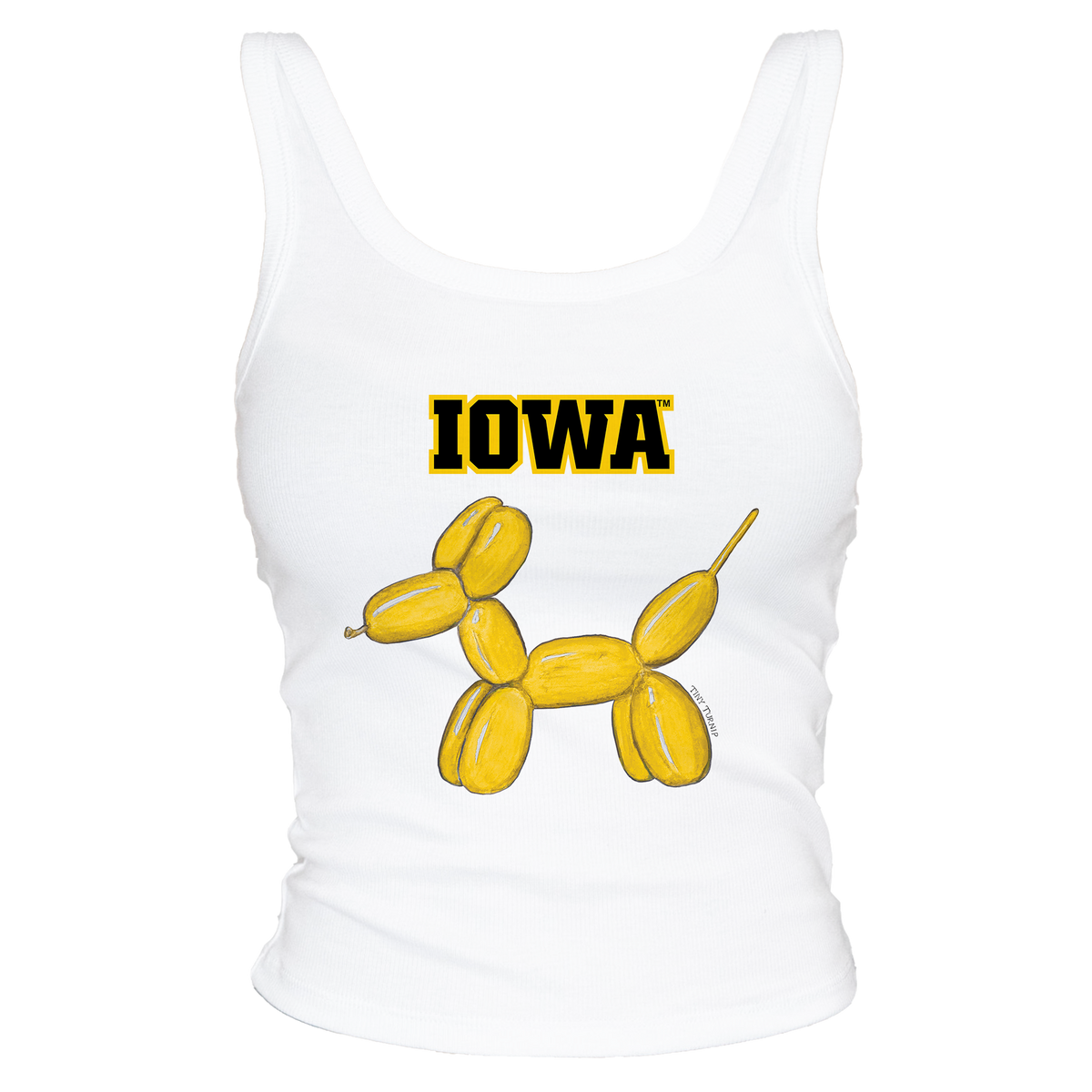 Iowa Hawkeyes Balloon Dog Tank