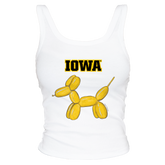Iowa Hawkeyes Balloon Dog Tank