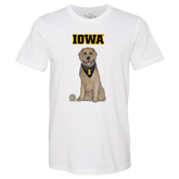 Iowa Hawkeyes Golden Retriever Unisex Tee Shirt