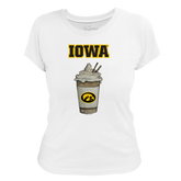 Iowa Hawkeyes Latte Women's Tee Shirt