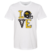 Iowa Hawkeyes LOVE Unisex Tee Shirt