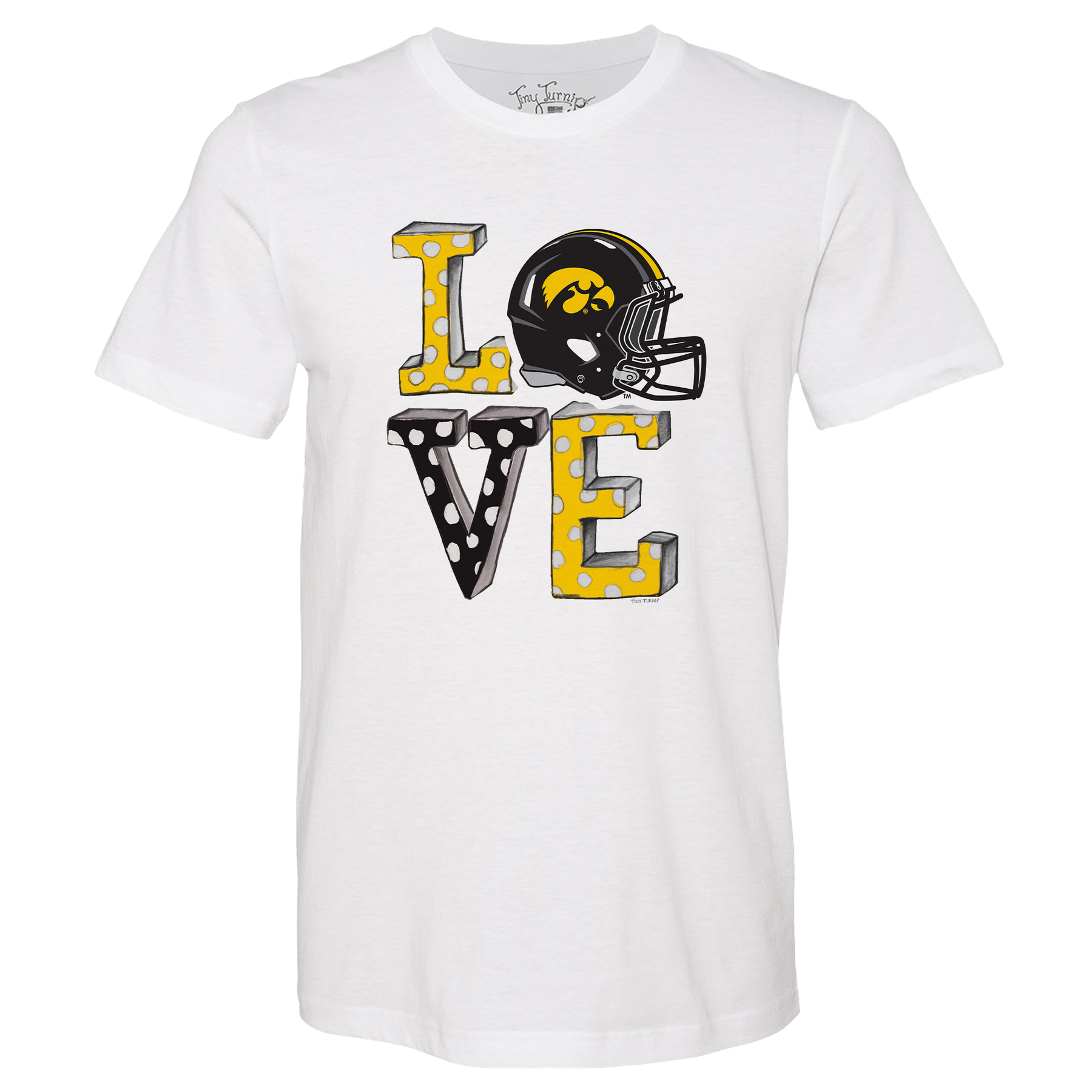 Iowa Hawkeyes LOVE Unisex Tee Shirt