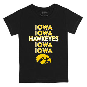 Iowa Hawkeyes Stacked Kid's Tee Shirt