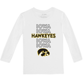 Iowa Hawkeyes Stacked Long-Sleeve Tee Shirt