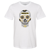 Iowa Hawkeyes Sugar Skull Unisex Tee Shirt