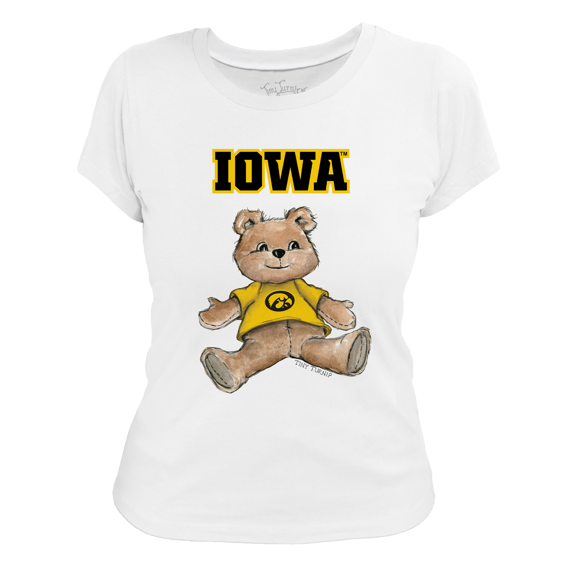 Iowa Hawkeyes Teddy Women's Tee Shirt