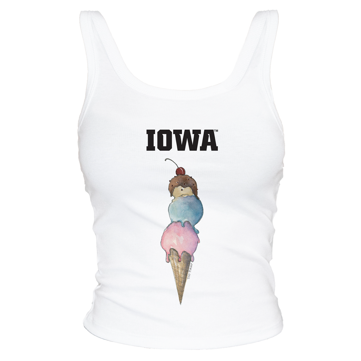 Iowa Hawkeyes Triple Scoop Tank