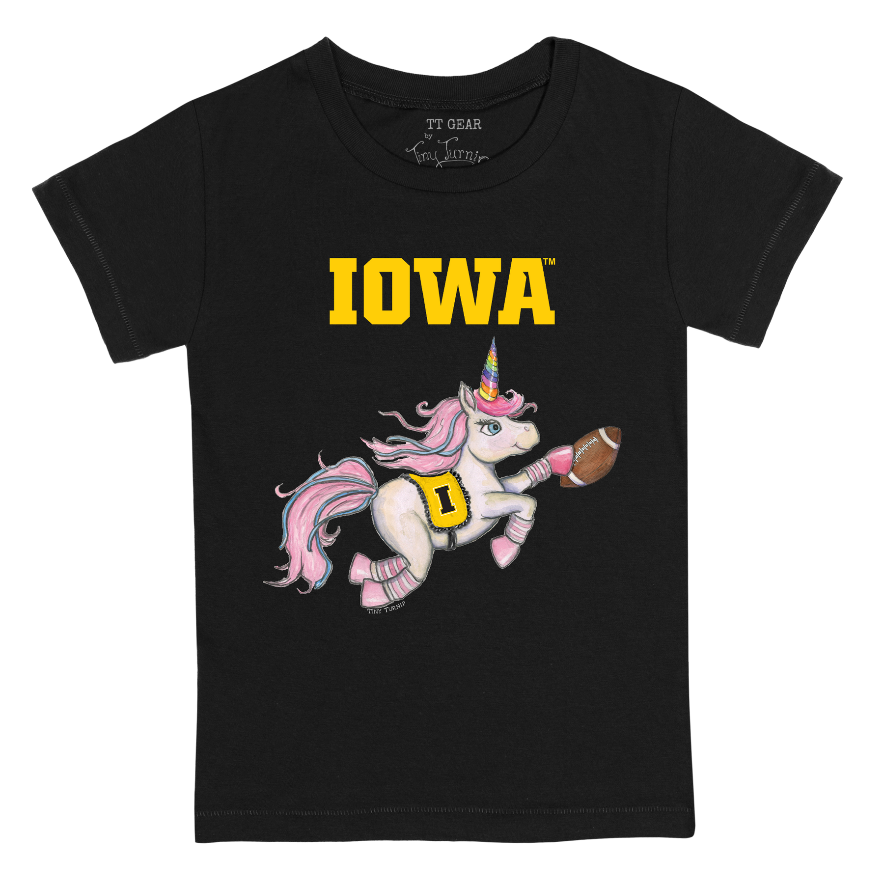 Iowa Hawkeyes Unicorn Kid's Tee Shirt