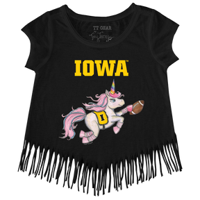 Iowa Hawkeyes Unicorn Fringe Tee