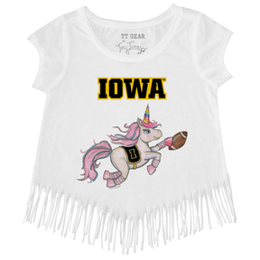 Iowa Hawkeyes Unicorn Fringe Tee