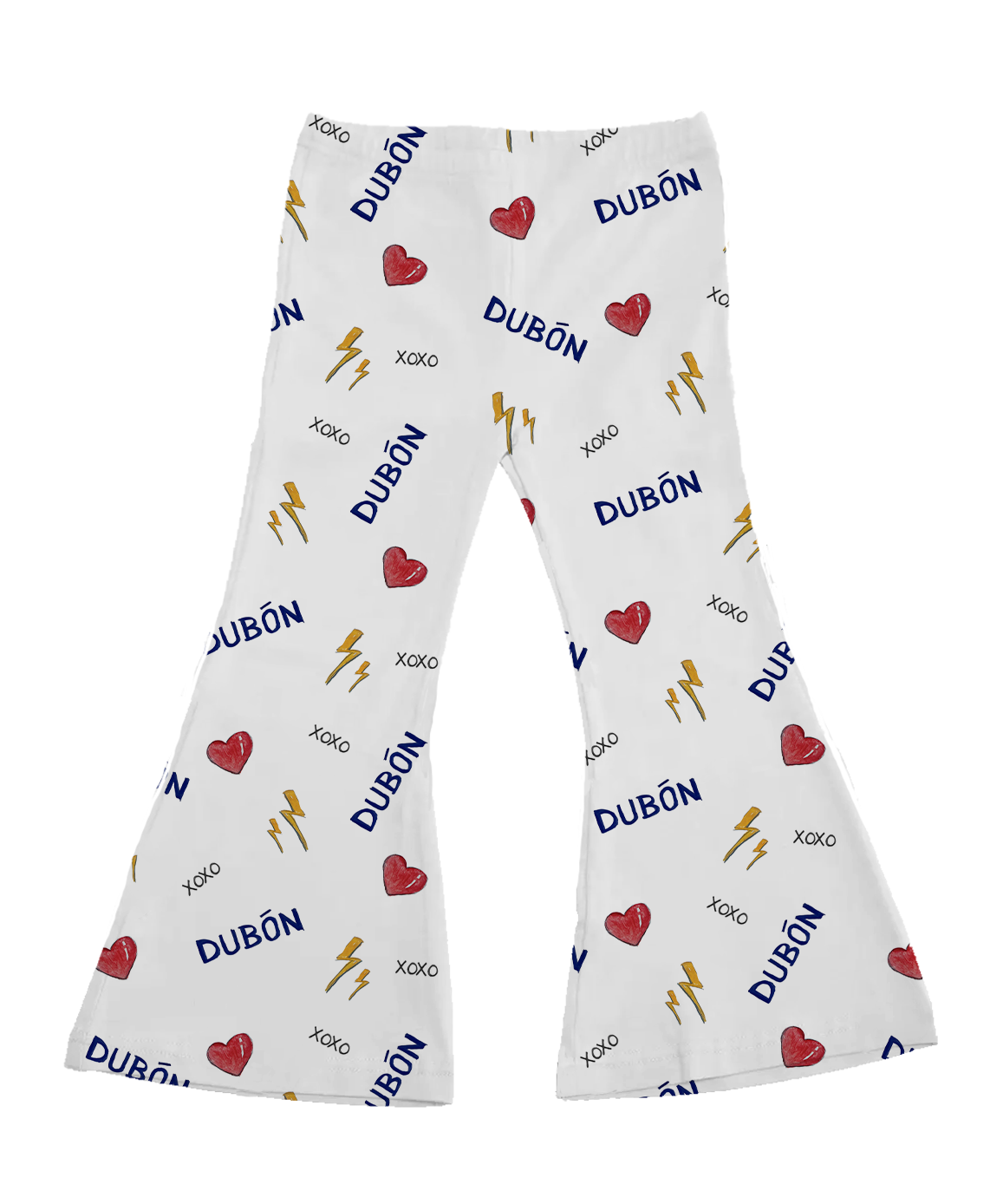 VIP I Heart Player w/ Name - Flare Pants - Tiny Turnip