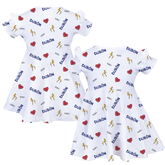 VIP I Heart Player w/ Name - Molly Dress - Tiny Turnip