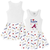 VIP I Heart Player w/ Name, Number - Tank Swing Dress - Tiny Turnip
