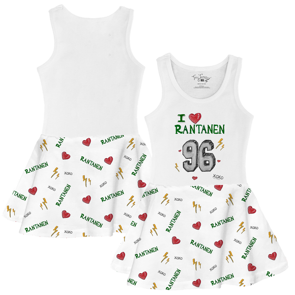 VIP NHL I Heart Player w/ Name, Number - Tank Swing Dress - Tiny Turnip