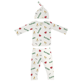 VIP NHL I Heart Player w/ Name, Number - Long Sleeve Layette Set - Tiny Turnip