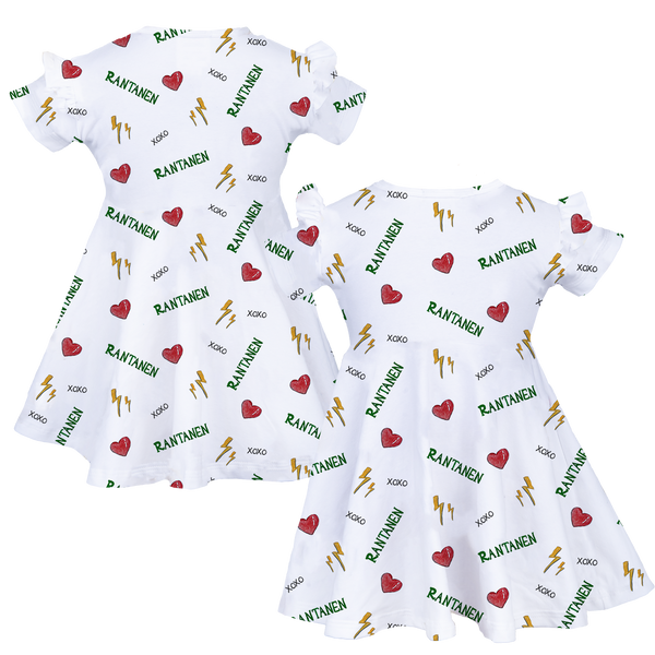 VIP NHL I Heart Player w/ Name, Number - Molly Dress - Tiny Turnip