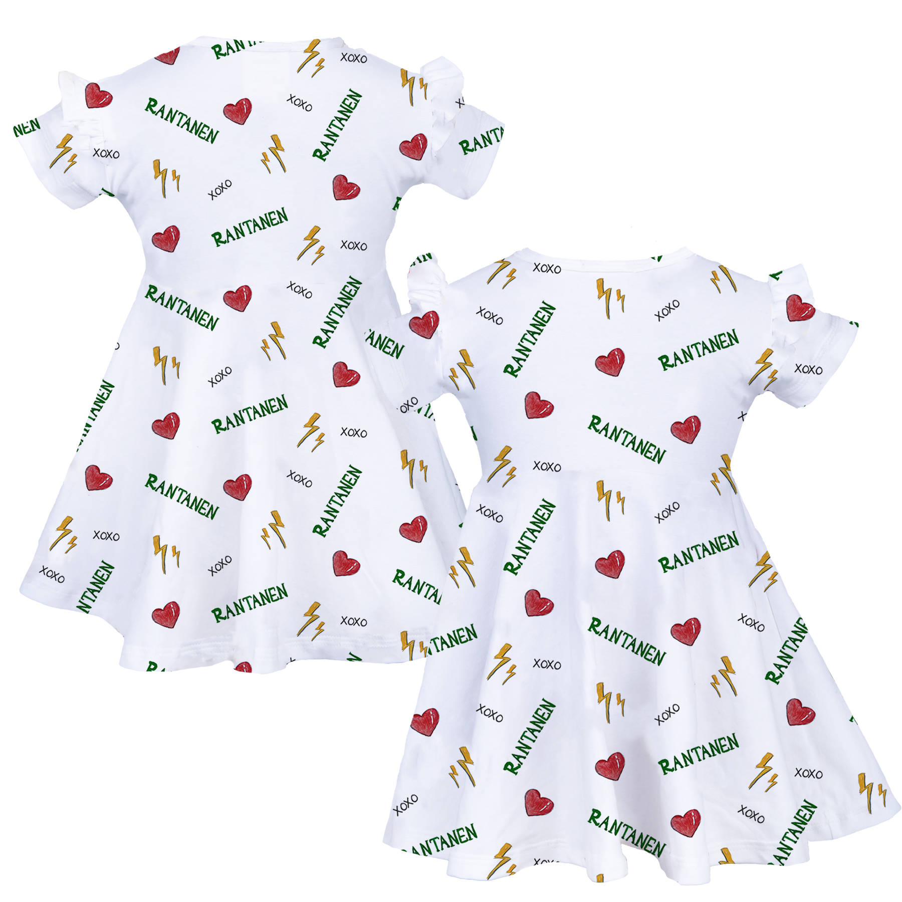 VIP NHL I Heart Player w/ Name, Number - Molly Dress - Tiny Turnip