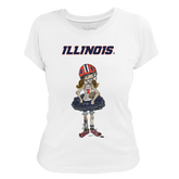Illinois Fighting Illini Babes Women's Tee Shirt
