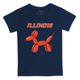 Illinois Fighting Illini Balloon Dog Kid's Tee Shirt
