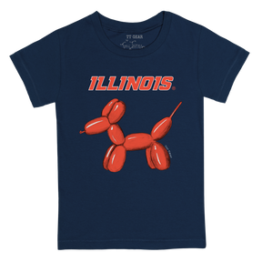 Illinois Fighting Illini Balloon Dog Kid's Tee Shirt