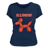 Illinois Fighting Illini Balloon Dog Women's Tee Shirt