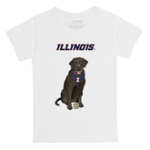 Illinois Fighting Illini Black Labrador Retriever Kid's Tee Shirt