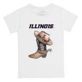 Illinois Fighting Illini Cowboy Boot Kid's Tee Shirt