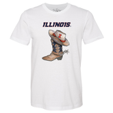 Illinois Fighting Illini Cowboy Boot Unisex Tee Shirt