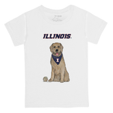 Illinois Fighting Illini Golden Retriever Kid's Tee Shirt