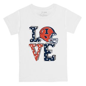 Illinois Fighting Illini LOVE Kid's Tee Shirt