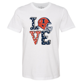 Illinois Fighting Illini LOVE Unisex Tee Shirt
