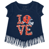 Illinois Fighting Illini LOVE Fringe Tee