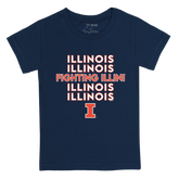 Illinois Fighting Illini Stacked Kid's Tee Shirt