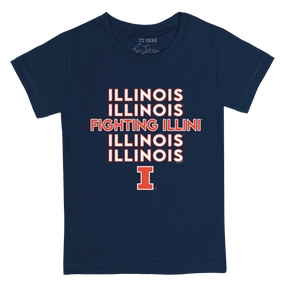 Illinois Fighting Illini Stacked Kid's Tee Shirt