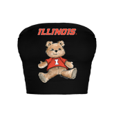 Illinois Fighting Illini Teddy Crop Tube Top