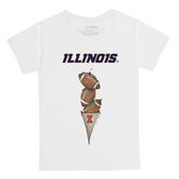 Illinois Fighting Illini Football Triple Scoop Kid's Tee Shirt