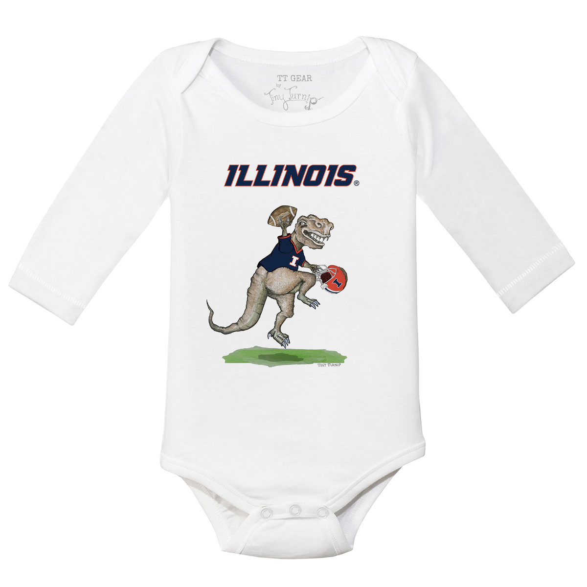 Illinois Fighting Illini TT Rex Long-Sleeve Snapper