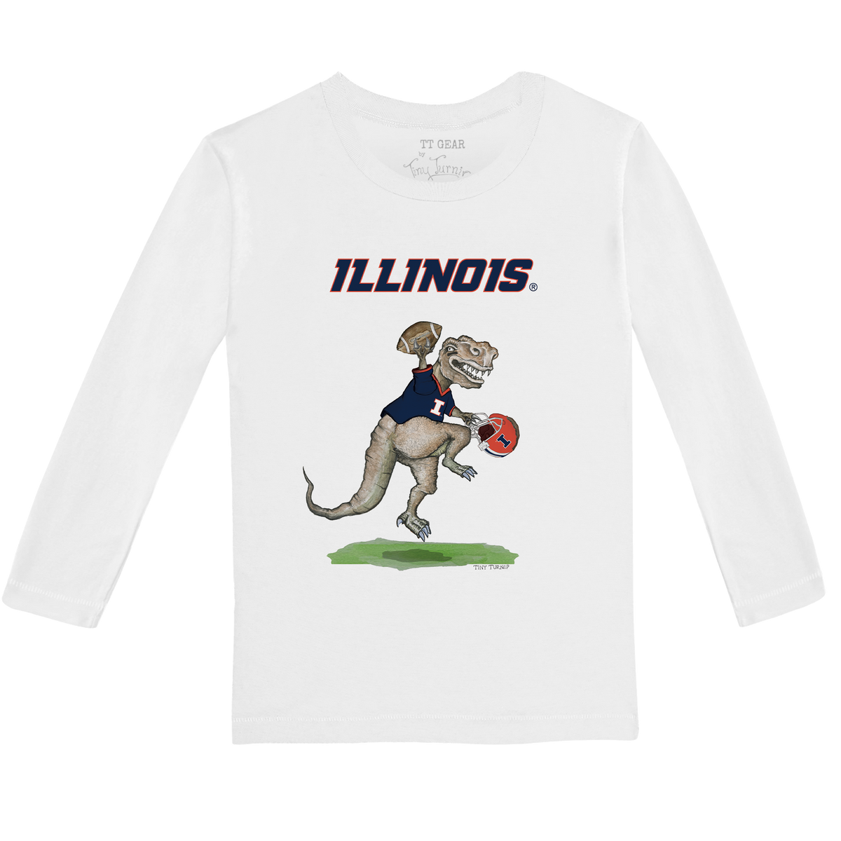 Illinois Fighting Illini TT Rex Long-Sleeve Tee Shirt