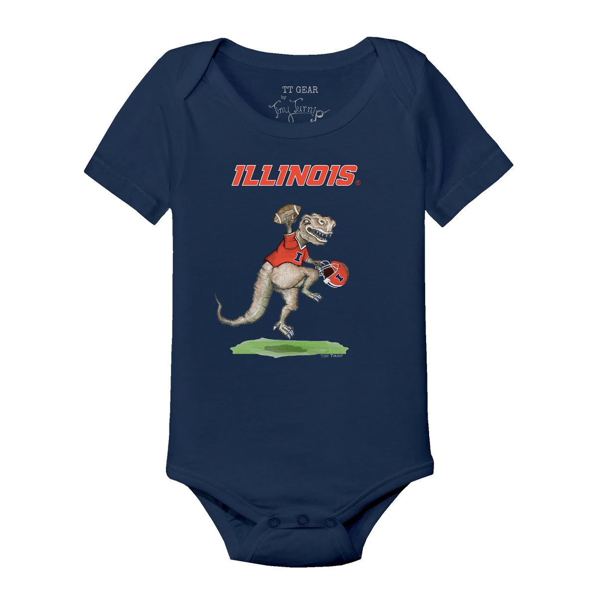 Illinois Fighting Illini TT Rex Short Sleeve Snapper