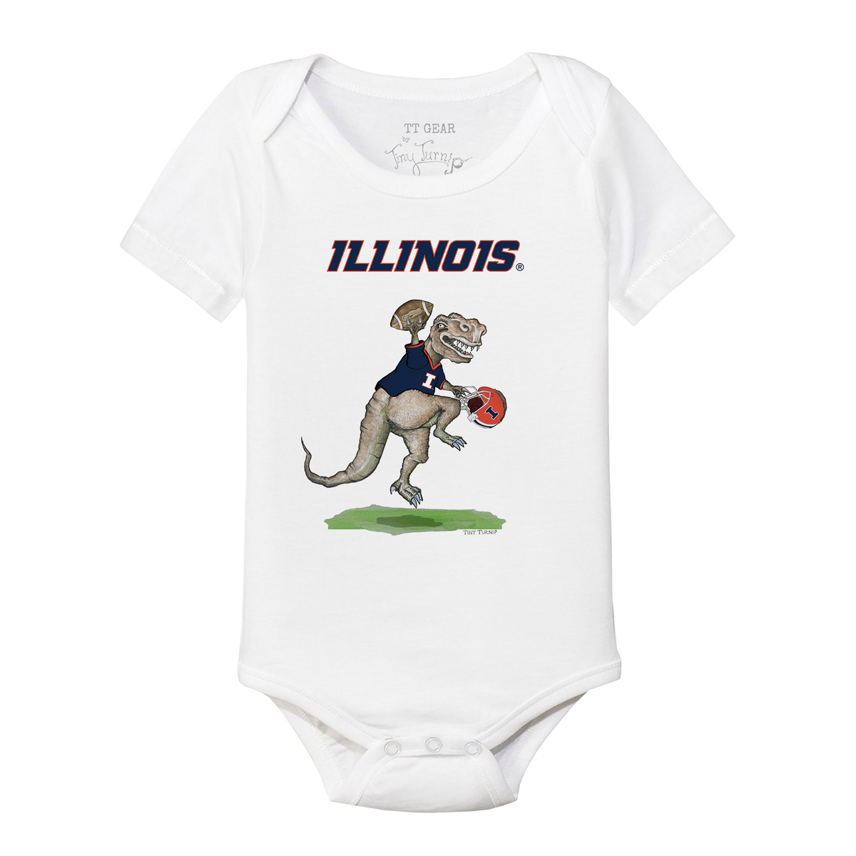 Illinois Fighting Illini TT Rex Short Sleeve Snapper