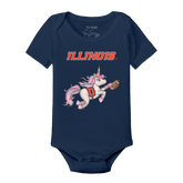 Illinois Fighting Illini Unicorn Short Sleeve Snapper