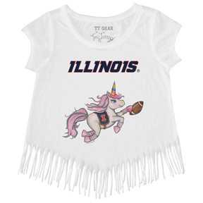 Illinois Fighting Illini Unicorn Fringe Tee
