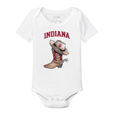 Indiana Hoosiers Cowboy Boot Short Sleeve Snapper