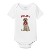 Indiana Hoosiers Golden Retriever Short Sleeve Snapper