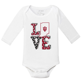 Indiana Hoosiers LOVE Long-Sleeve Snapper